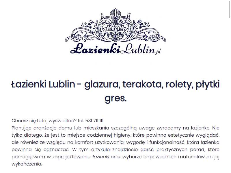 Łazienki Lublin