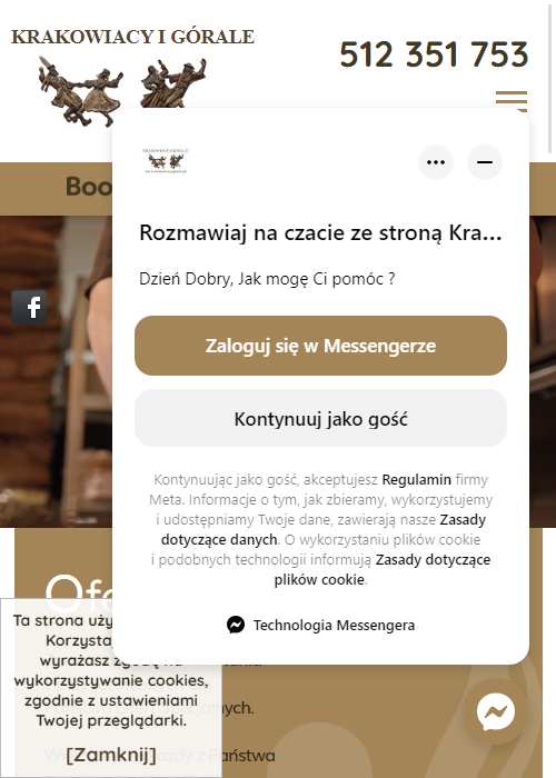 Zajazd, restauracja - Krakowiacy i Górale