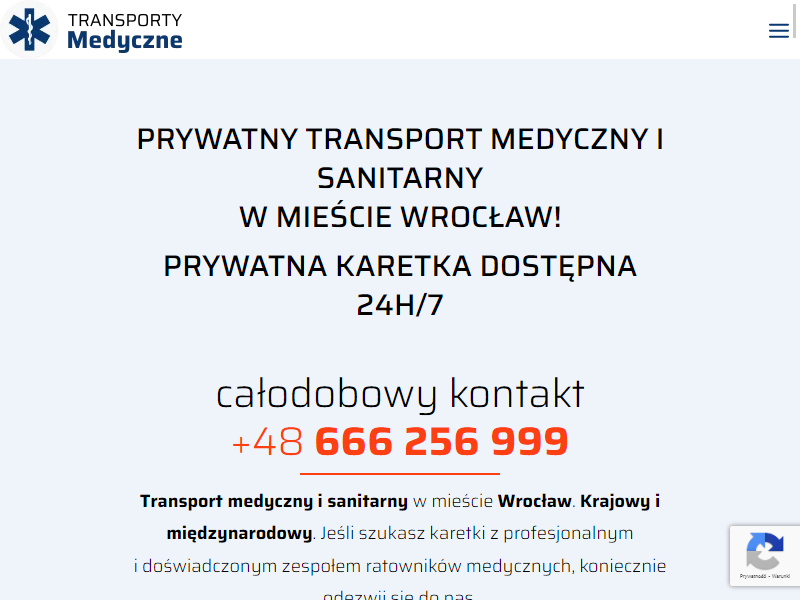 transport sanitarny