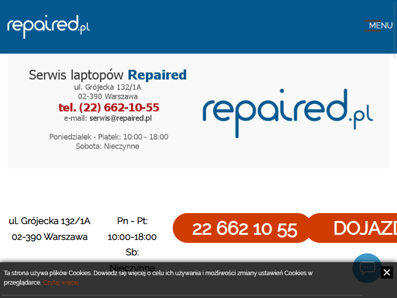 Repaired - naprawa laptopów Warszawa Ochota