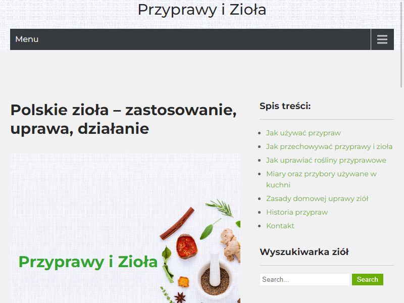  Zioła i Przyprawy