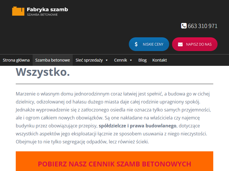 producent szamb betonowych